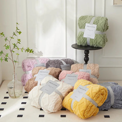RYNX | Luxury Lambswool Blanket for Bedroom