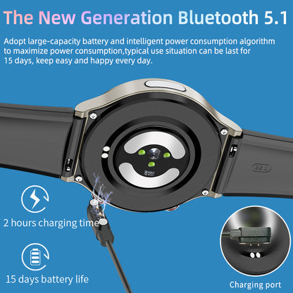 RYNX | Cfda Ekg Blood Oxygen Heart Rate Health Monitoring Smart Watch