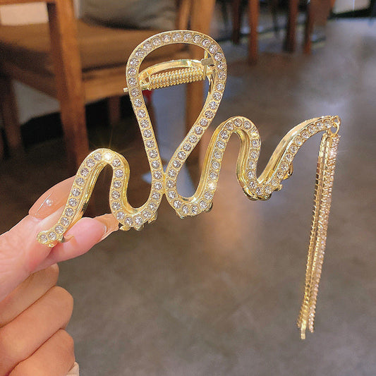 Rynx | Snake Hair Clip with Rhinestones