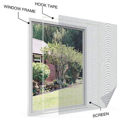 Rynx | Anti-Mosquito Self-Adhesive Window Net