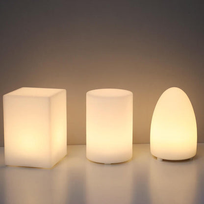 Rynx | GeoGlow Creative Geometric LED Table Lamp | Battery Powered & Remote Control | Night Light & Decoration