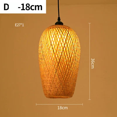 Rynx | Handcrafted Rattan Pendant Light - RayaLicht