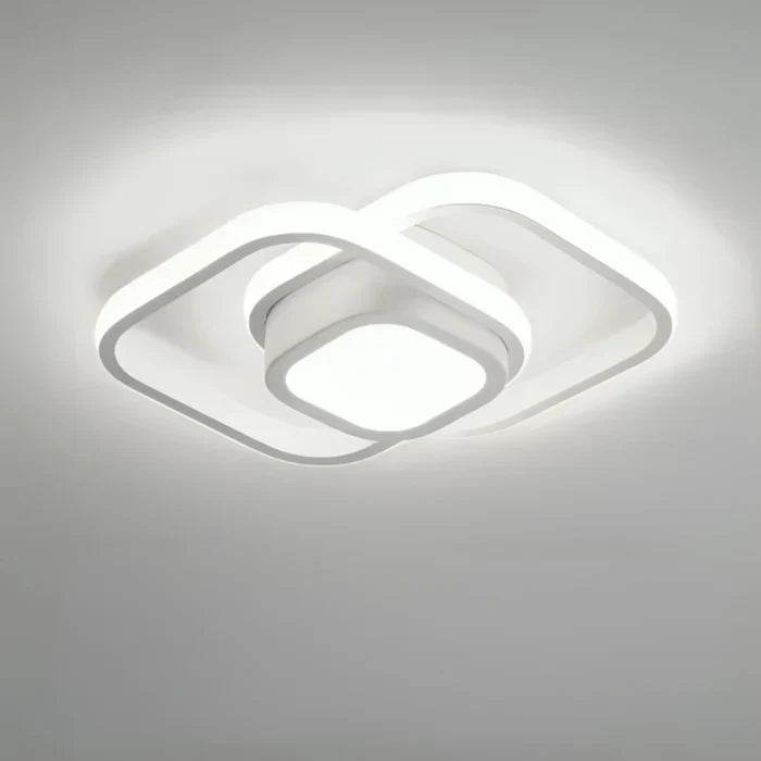 Rynx | Modern LED ceiling lamp with double ring design - Twilight Rings