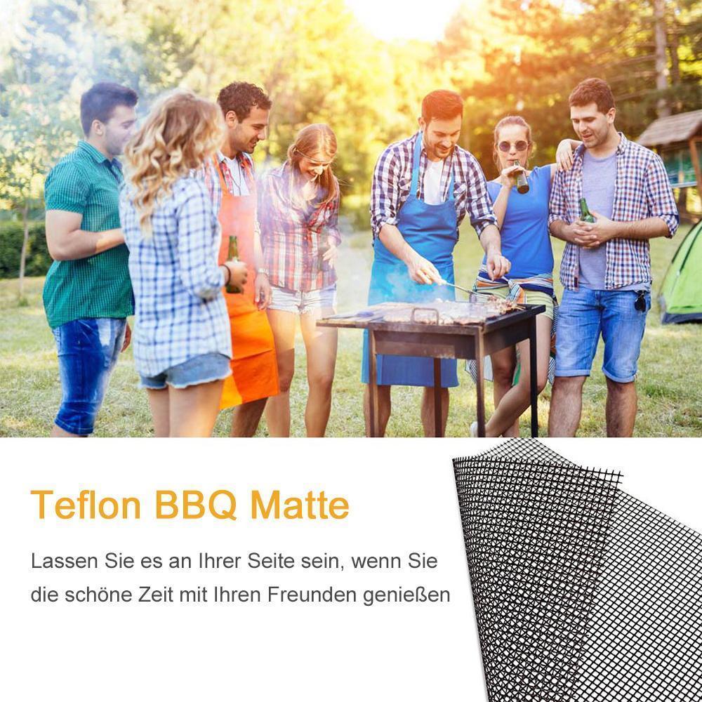 Rynx | Teflon mesh grill mat non-stick reusable, rectangular 33x40 cm, 1/3 pc