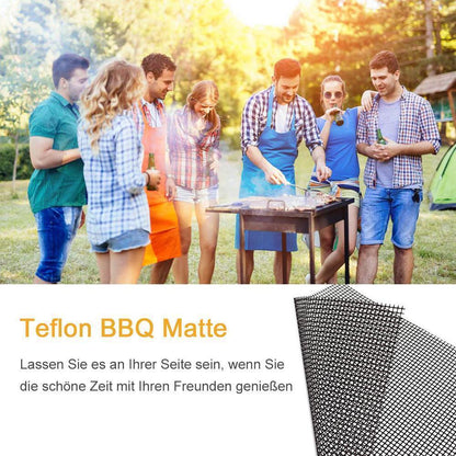 Rynx | Teflon mesh grill mat non-stick reusable, rectangular 33x40 cm, 1/3 pc