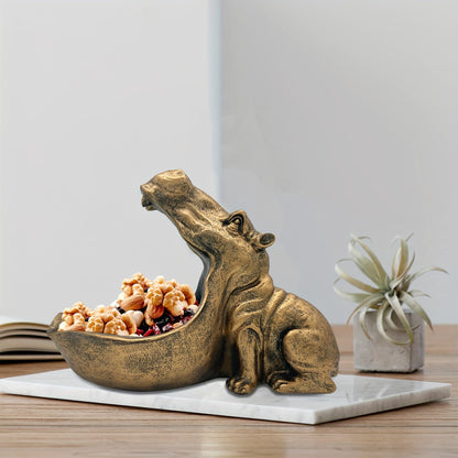 Rynx | HippoServe - Hippo figure with candy bowl & keychain
