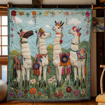 Rynx | Majestic Floral Lama Blanket