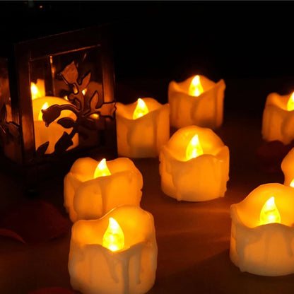 Rynx | 12 pcs - Flameless LED Tealights with remote control