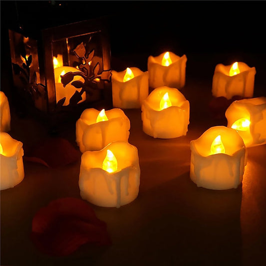 Rynx | 12 pcs - Flameless LED Tealights with remote control
