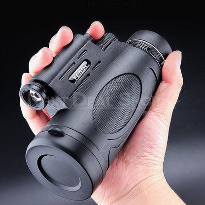 Rynx | 12 X 50 Monocular telescope with laser light and flashlight