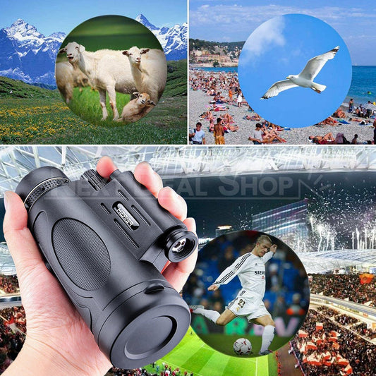 Rynx | 12 X 50 Monocular telescope with laser light and flashlight
