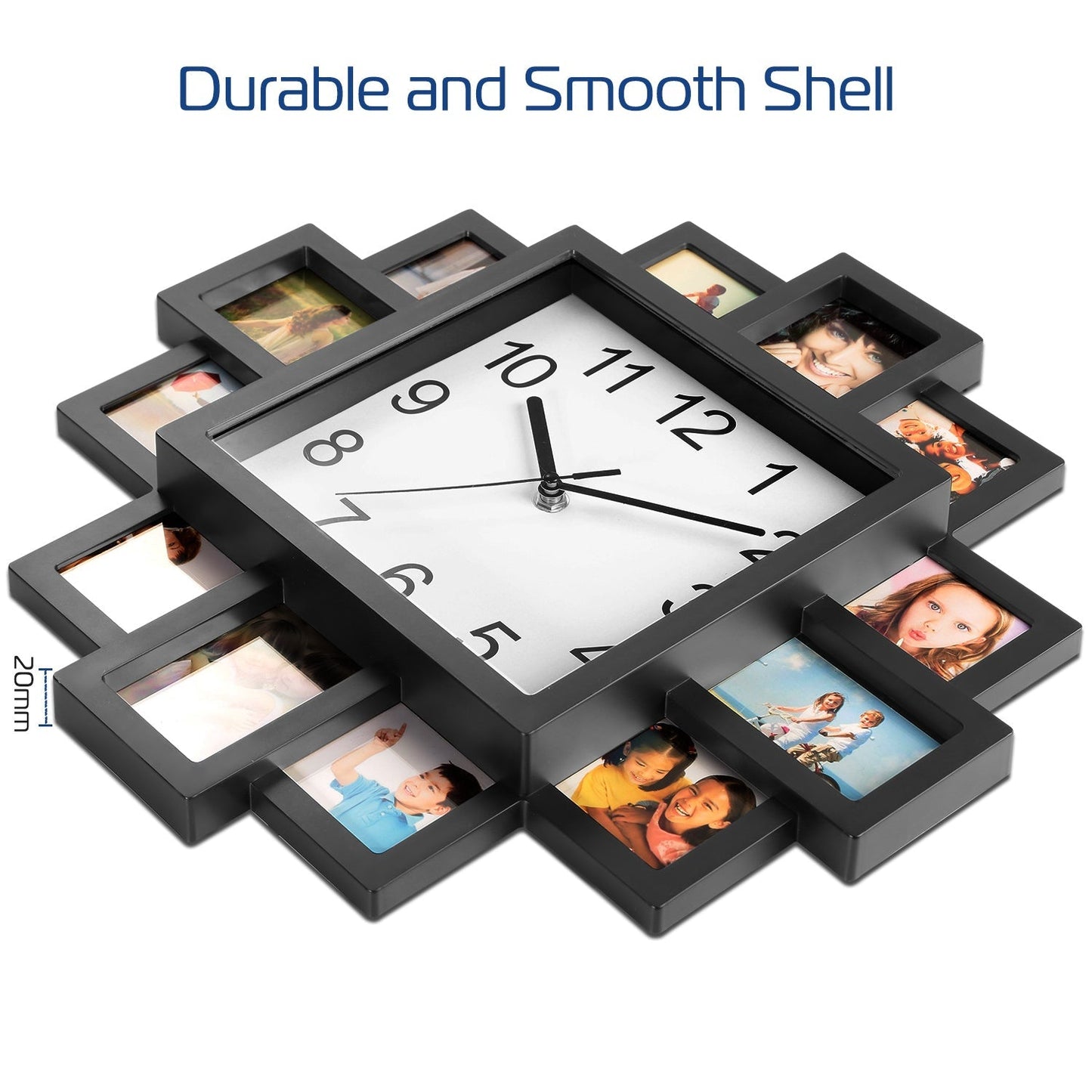 Rynx | 12-picture wall clock