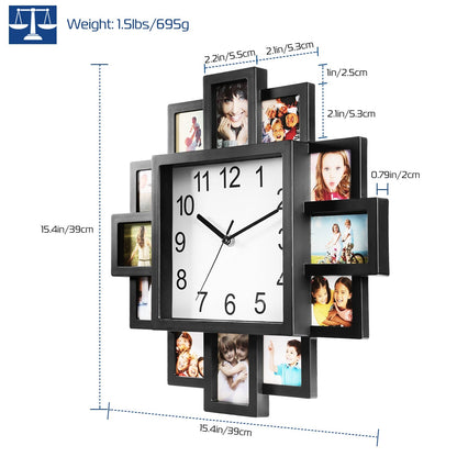 Rynx | 12-picture wall clock
