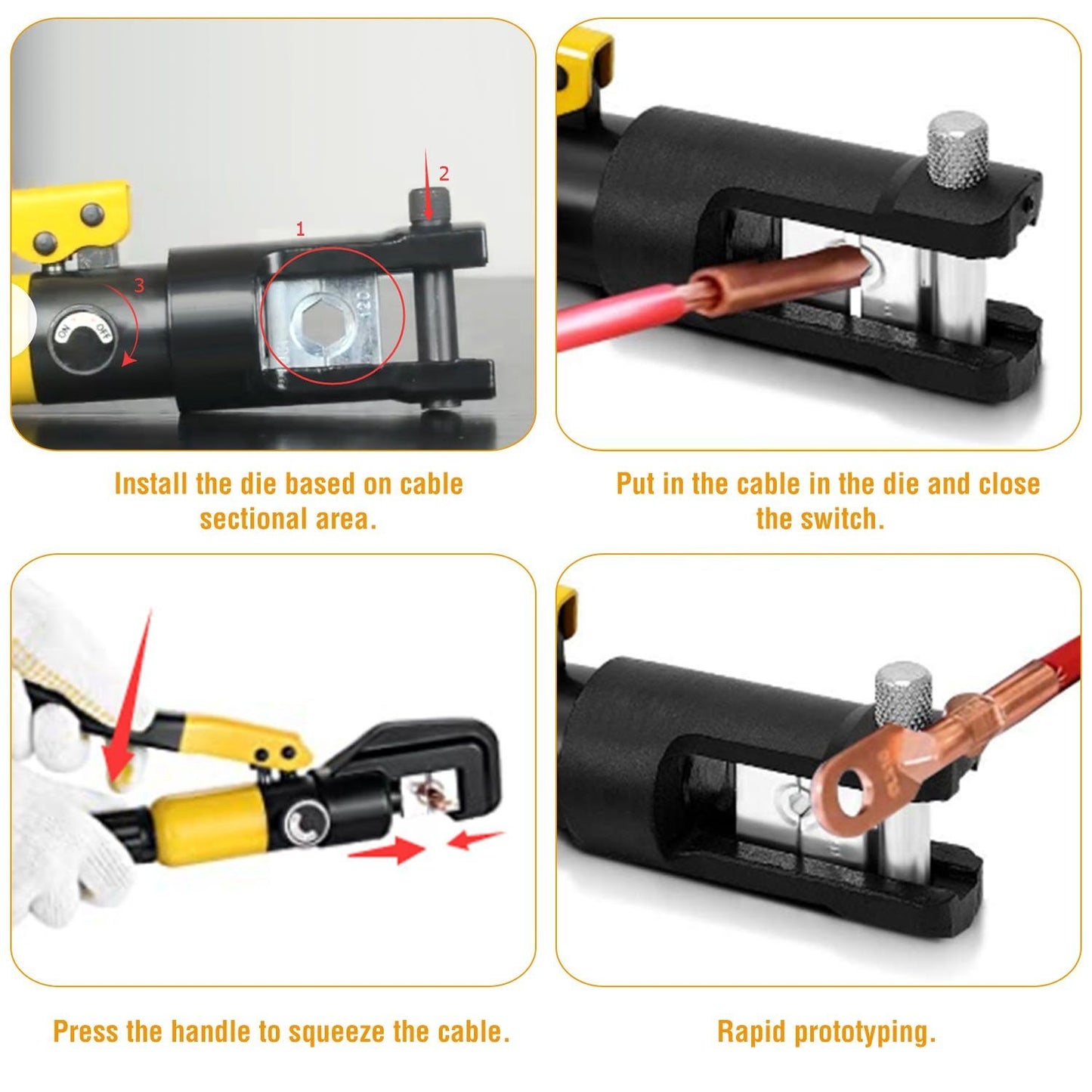 Rynx | 12 Ton Hydraulic Cable Puller