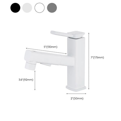 Rynx | Lever handle fitting Pull-out basin mixer with swivel spout
