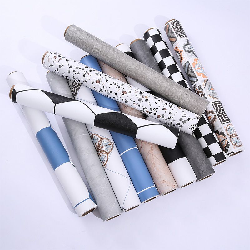 Rynx | Modern PVC flooring Peel and Stick porcelain tile look vinyl plank flooring