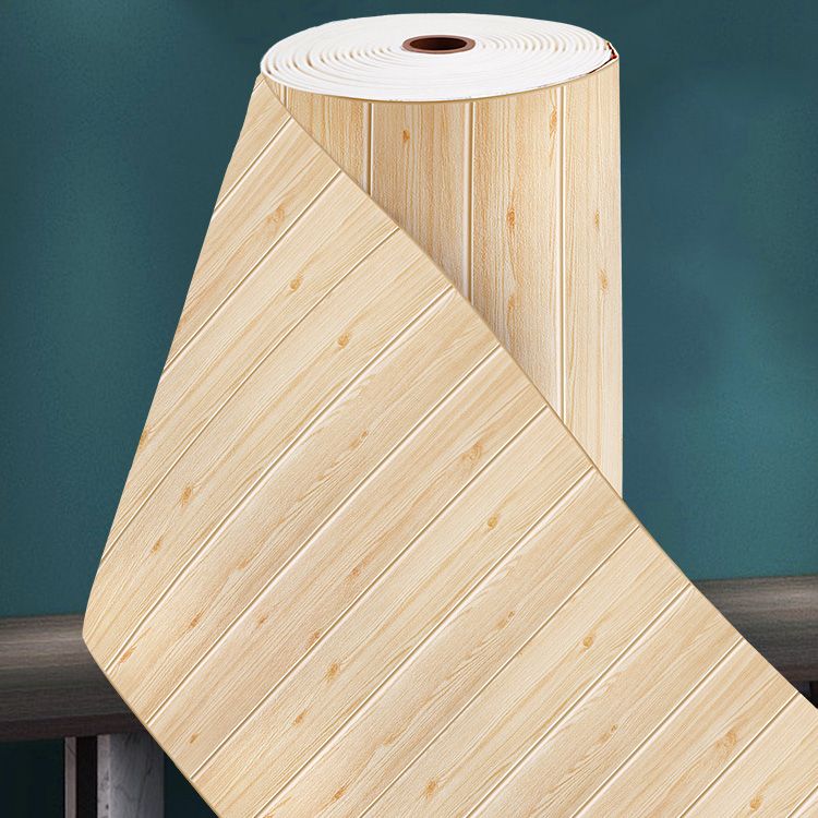 Rynx | Industrial Tin Backsplash Panel Smooth Wall Ceiling Wood Grain Design