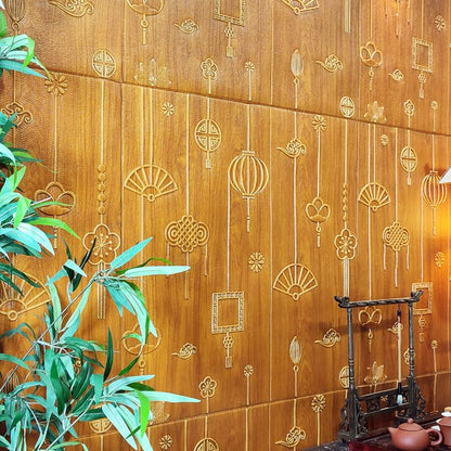 Rynx | Contemporary Wall Panels Self-Adhesive Waterproof Cartoon 3D Print Wall Covering