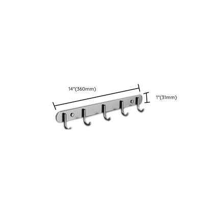 Rynx | Modern gray bathroom accessory set bathroom shelf bath hardware set