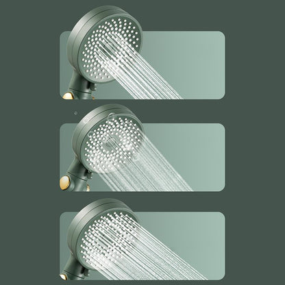 Rynx | Contemporary Round Shower Head Combo Handheld Shower Head 9.8 Inch H Spray Head