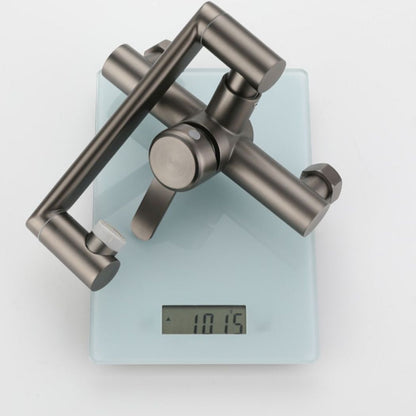 Rynx | Modern Wall-Mounted Kitchen Faucet Single Lever Faucet in Chrome