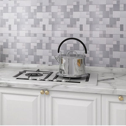 Rynx | Square Peel & Stick Mosaic Tile Waterproof Mosaic Tiles Wallpaper