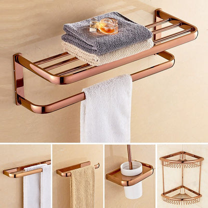 Rynx | 5-piece Vintage Bathroom Accessory Set Brass Fittings Set