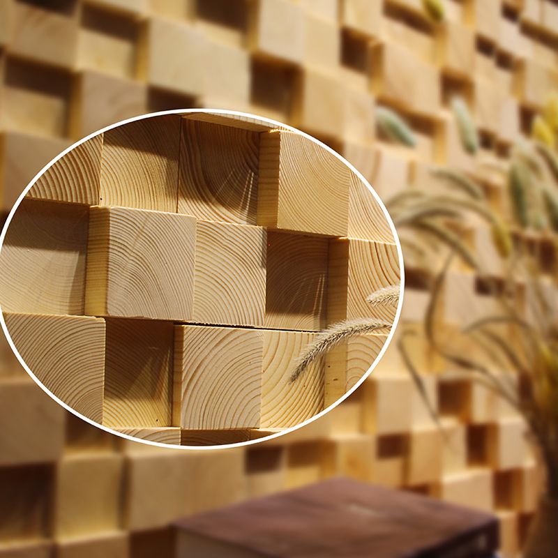 Rynx | Wood Mosaic Cladding Shiplap Glue Contemporary Interior Wall Cladding