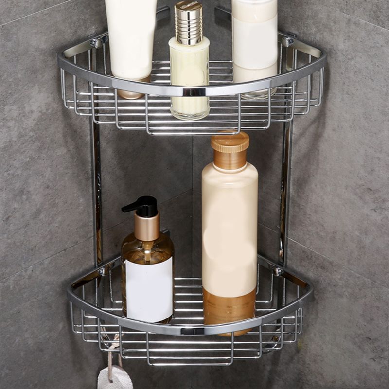 Rynx | Modern Bathroom Hardware Paper Holder Bathroom Shelf Silver Bathroom Accessory Set