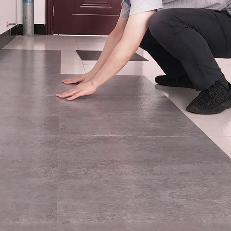 Rynx | Modern Water-Repellent Plastic Flooring Fabric Look Square Edge Floor Tiles
