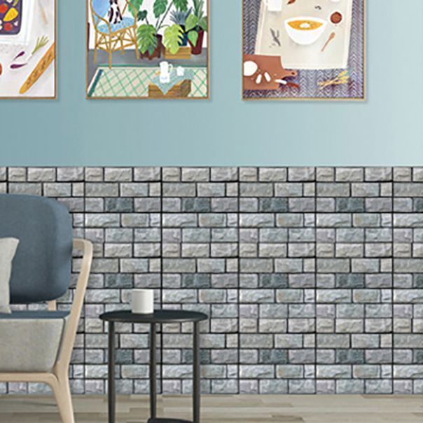 Rynx | Plastic Peel-and-Stick Tiles Indoor Subway Tiles Wallpaper with waterproof