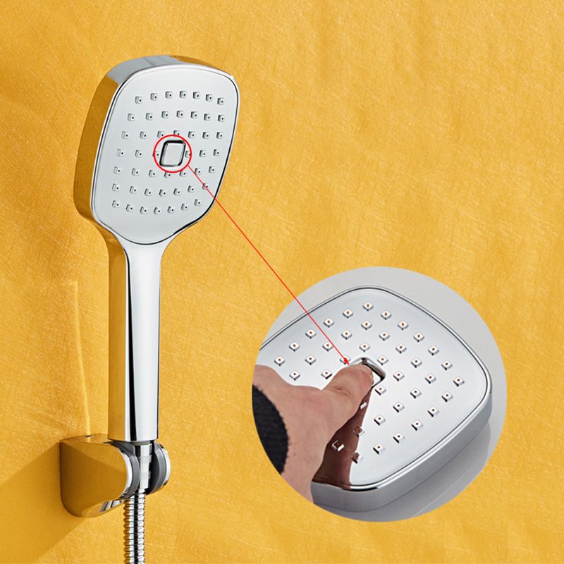 Rynx | Square Handheld Shower Head Modern Wall Mounted Handheld Shower Head