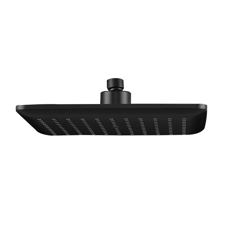 Rynx | Modern square matte black shower head rainfall shower head combo