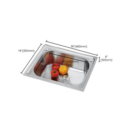 Rynx | Modern Style Kitchen Sink Dirt Resistant Vanity Kitchen Sink with Drain Kit