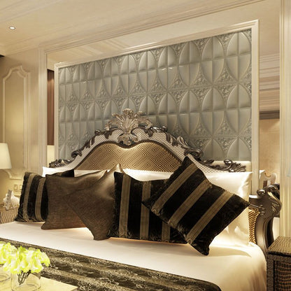 Rynx | Modern Style Plastic Wall Panel Living Room Peel and Stick 3D Wall Covering
