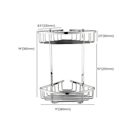 Rynx | Modern Bathroom Hardware Paper Holder Bathroom Shelf Silver Bathroom Accessory Set