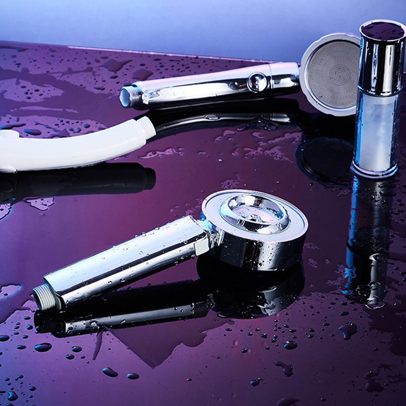 Rynx | Contemporary Wall-Mounted Shower Head Combination Chrome Round Hand Shower