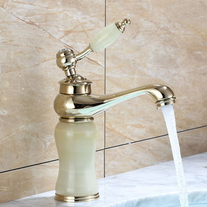Rynx | Luxury Vessel Faucet Brass Lever Handles Low Arc Sink Faucet