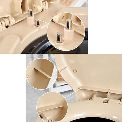 Rynx | Modern Plastic Floor-Mounted Toilet Bowl with Seat for the Bathroom