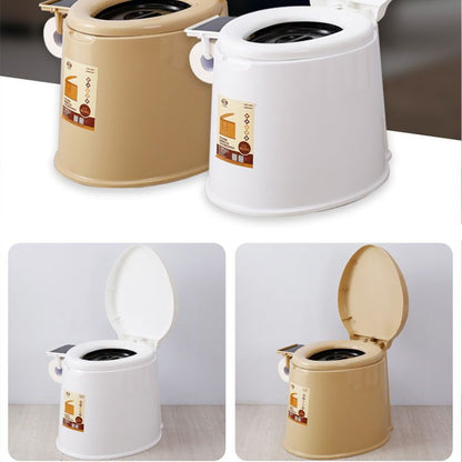 Rynx | Modern Plastic Floor-Mounted Toilet Bowl with Seat for the Bathroom