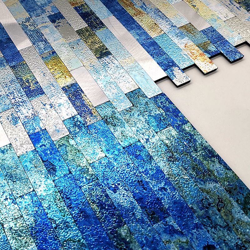 Rynx | Aluminium Tile Stripping and Gluing Tiles Bathroom Waterproof Splash Guard Stripping and Gluing Wall Tile