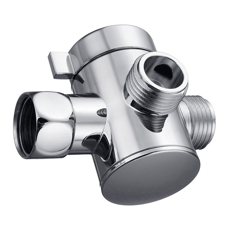 Rynx | Silver Dual Shower Head 3 Settings Medium Flow Wall Mounted Shower Head