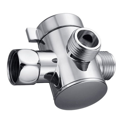 Rynx | Silver Dual Shower Head 3 Settings Medium Flow Wall Mounted Shower Head