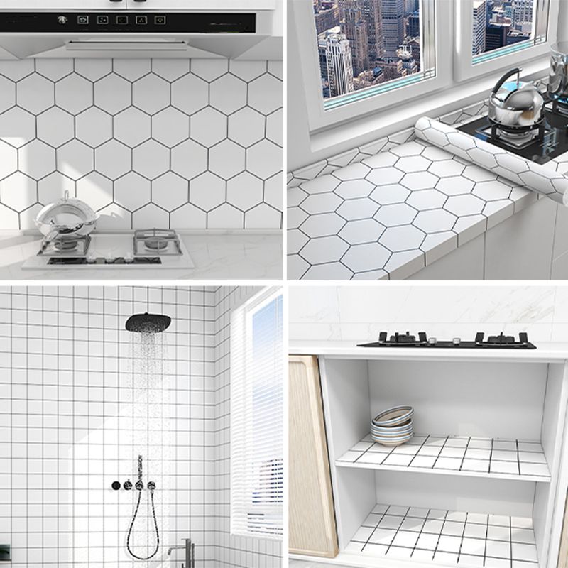 Rynx | Modern Backsplash Tile Smooth Peel-and-Stick Wall Tile for the Kitchen