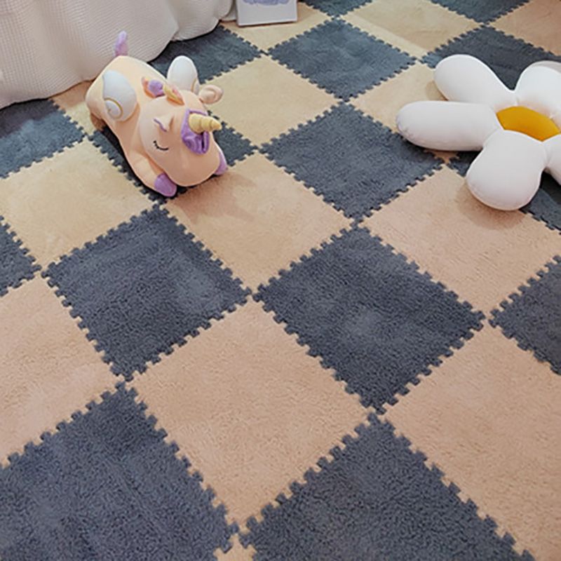 Rynx | Modern tiles and carpet plush cut composite non-slip carpet tiles