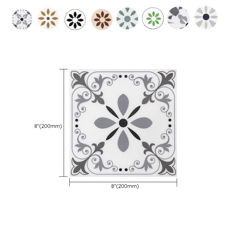 Rynx | Print PVC Peel & Stick Tile Field Tile for Kitchen and Bathroom Back Wall