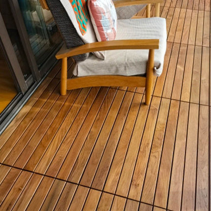 Rynx | Connected outdoor floor tiles wooden planks