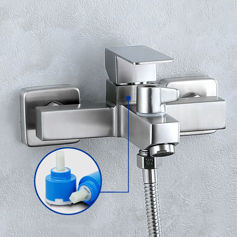 Rynx | Modern Bathtub Faucet Mounting Kit 304 Stainless Steel Wall Mount Bathroom Faucet
