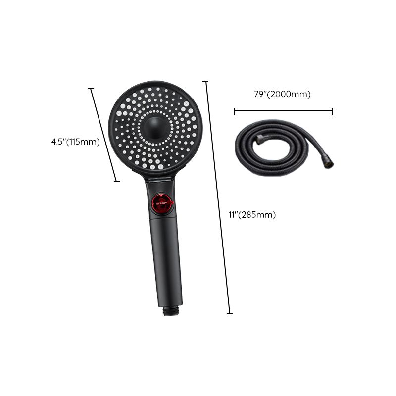Rynx | Modern Plastic Shower Head Adjustable Water Flow Handheld Shower Head