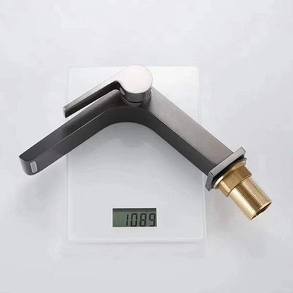 Rynx | Modern Faucet Brass Lever Waterfall Spout Sink Faucet